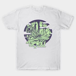 Top Wolf - Halloween Vibes Green T-Shirt